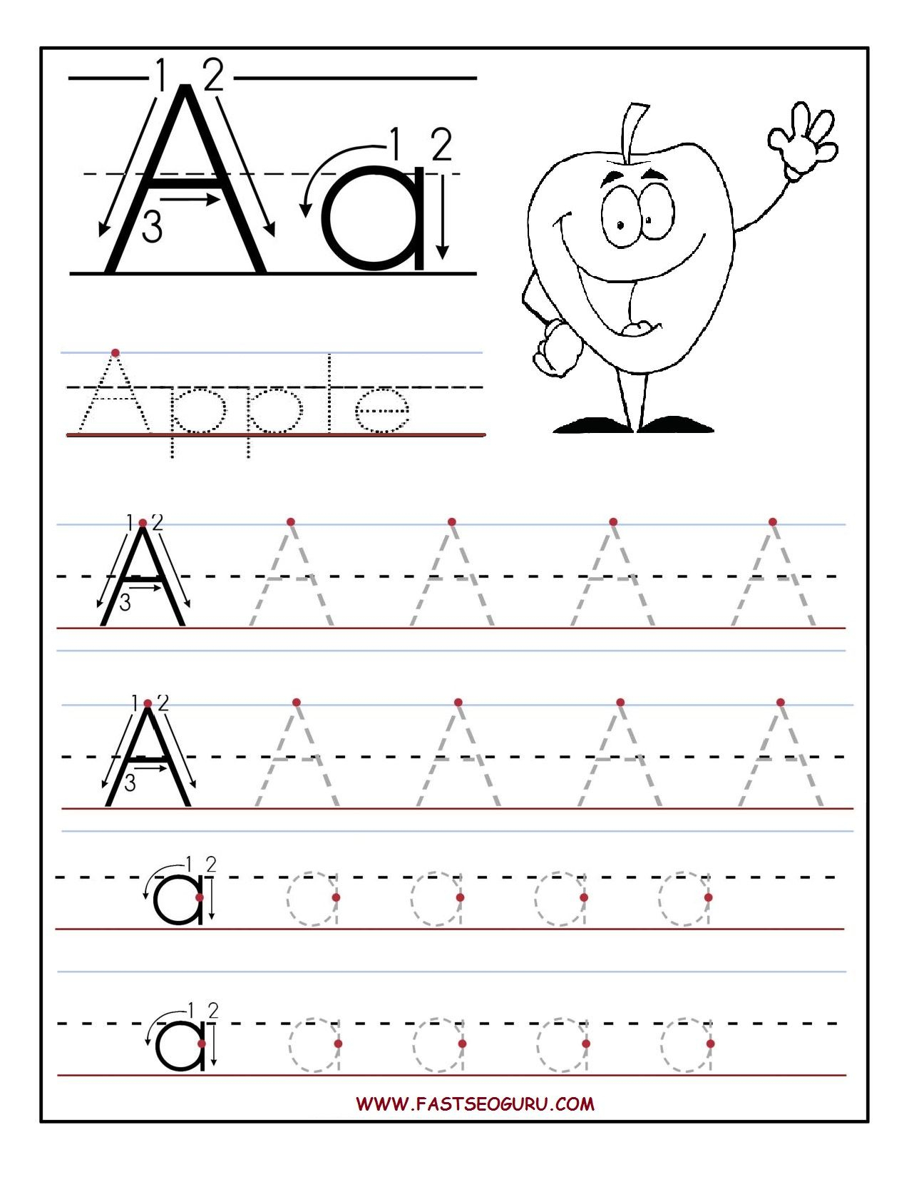 B&amp;gt;Free&amp;lt;/b&amp;gt; &amp;lt;B&amp;gt;Printable&amp;lt;/b&amp;gt; Letter A Tracing &amp;lt;B&amp;gt;Worksheets&amp;lt;/b - Free Printable Activities For Preschoolers