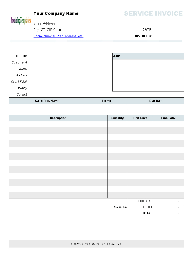 Billing Invoices Free Printable Invoice Forms Templates Blank Design - Free Printable Invoice Templates