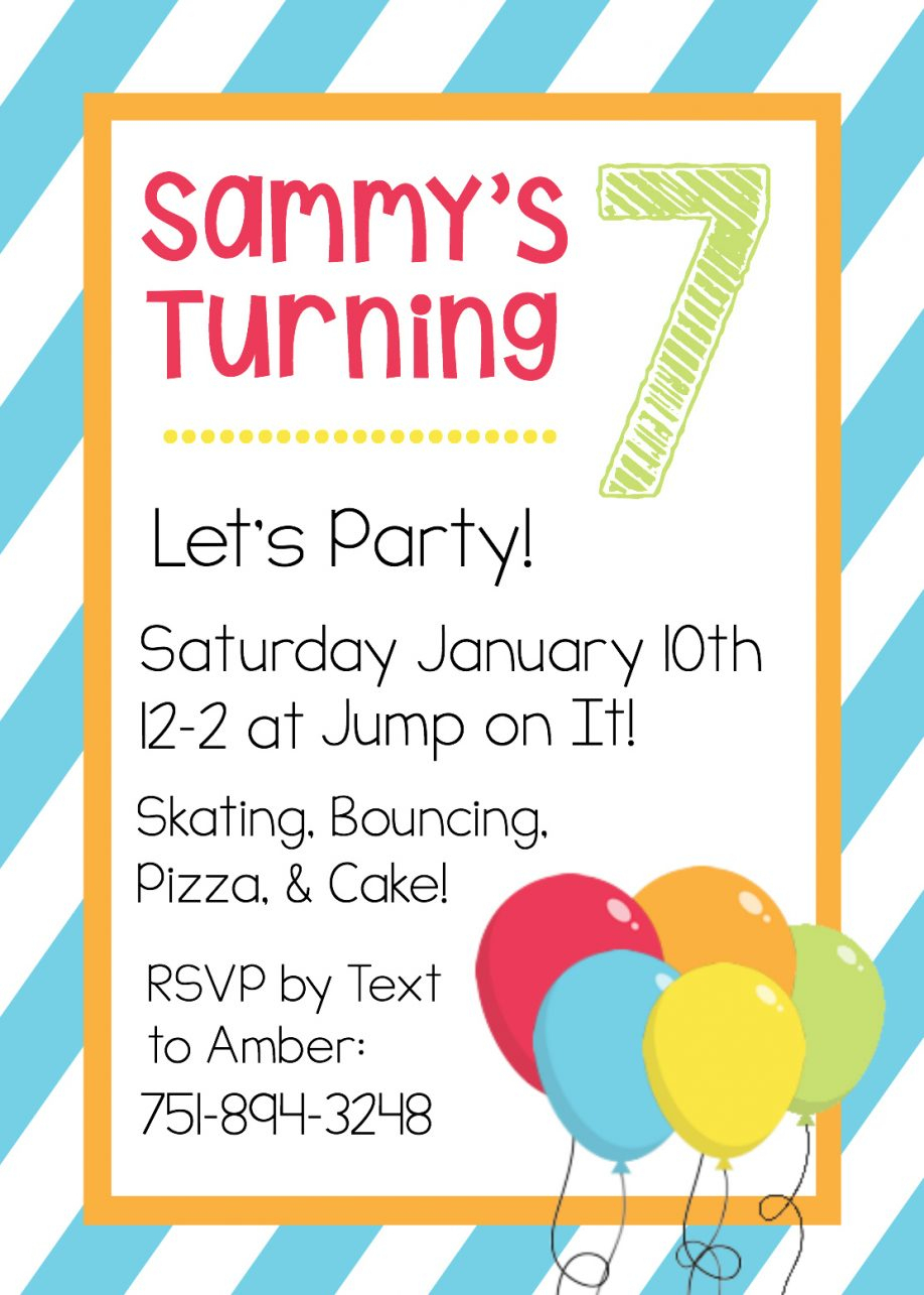 Birthday Invitaion Template Free Printable Invitation Templates - Free Printable Invitation Maker