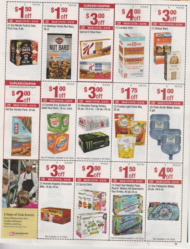 Bjs In Club Coupon Scan &amp;amp; Matchups 1/17- 2/3 | My Bjs Wholesale - Free Printable Coupons For Food
