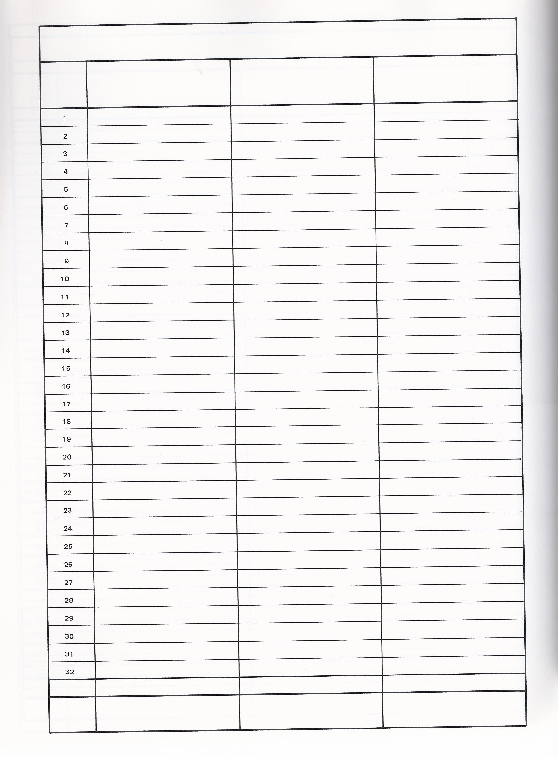 Blank 3 Column Spreadsheet Template | Charts | Blank Form, Resume - Free Printable 4 Column Ledger Paper