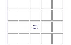 Free Printable Blank Bingo Cards