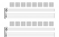 Free Printable Guitar Tablature Paper