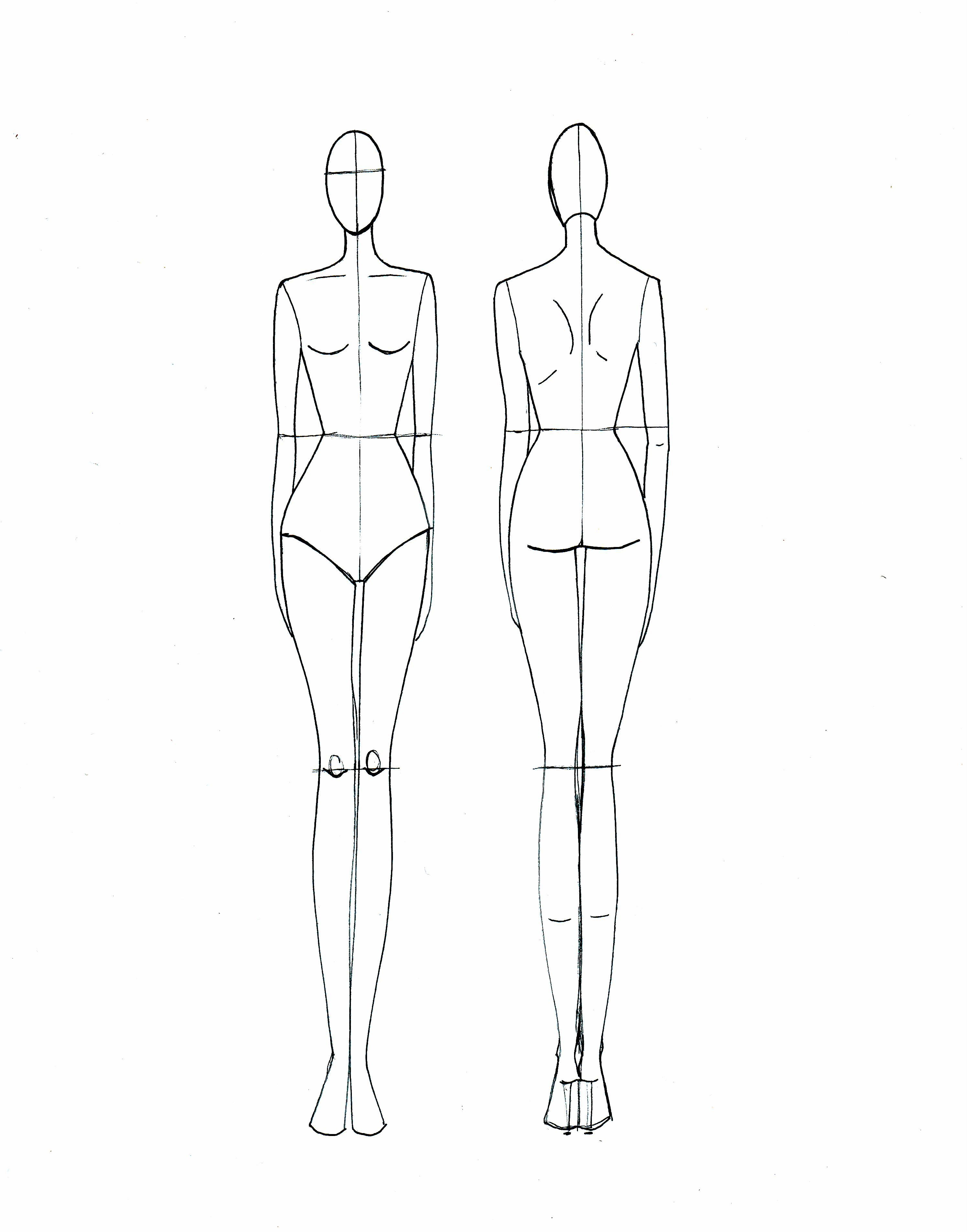Blank Fashion Design Models | Projects To Try | Fashion Illustration - Free Printable Fashion Model Templates