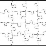 Blank Jigsaw Puzzle Pieces Template | Templates | Pinterest | Puzzle   Free Printable Blank Puzzle Pieces