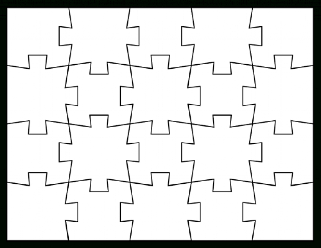 Blank Jigsaw Puzzle Templates | Make Your Own Jigsaw Puzzle For Free - Jigsaw Puzzle Maker Free Printable