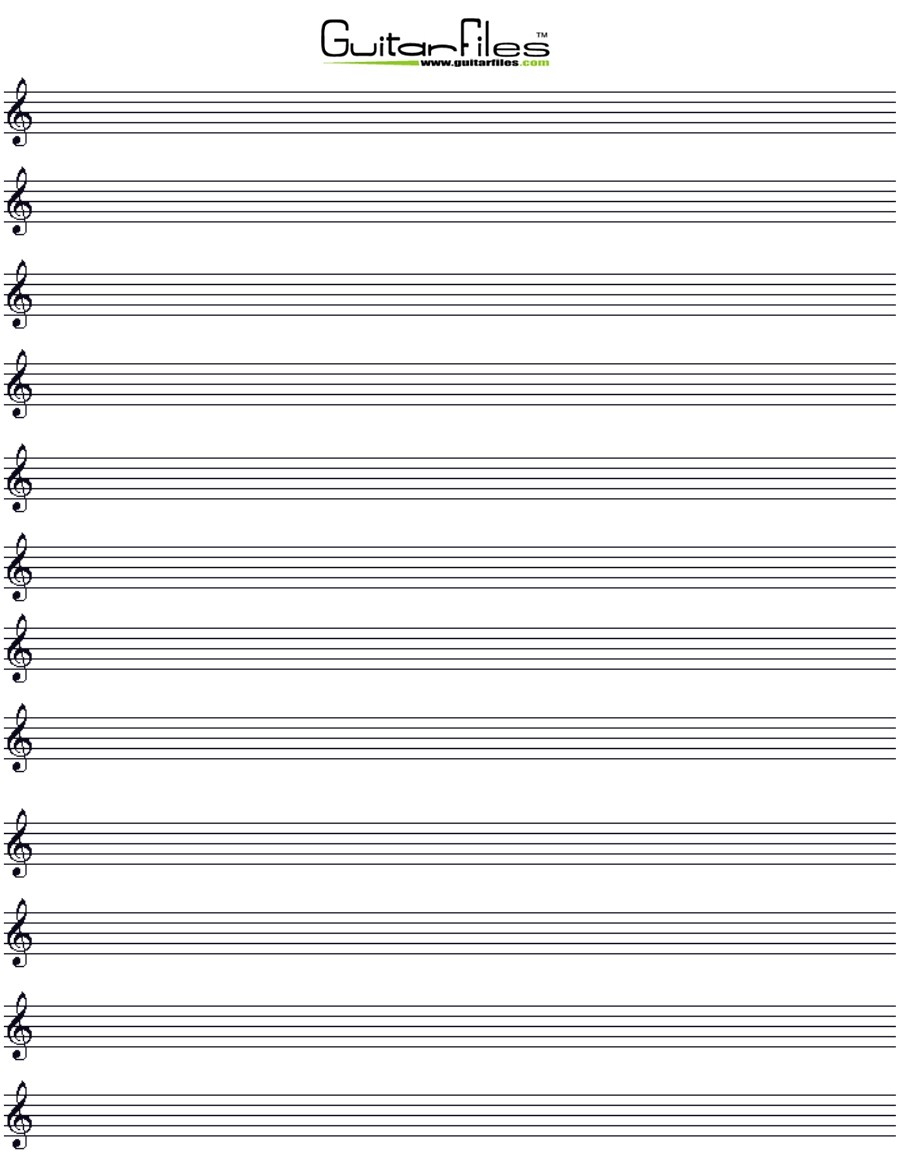 Free Printable Blank Music Staff Paper Free Printable 2447