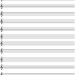 Blank Music Staff Paper Pdf   Free Printable Music Staff