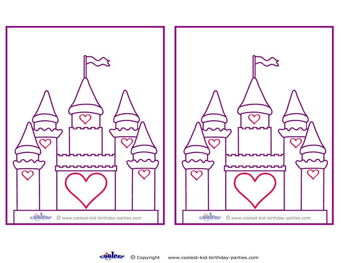 Blank Printable Castle Invitations - Coolest Free Printables | Party - Free Printable Castle Templates