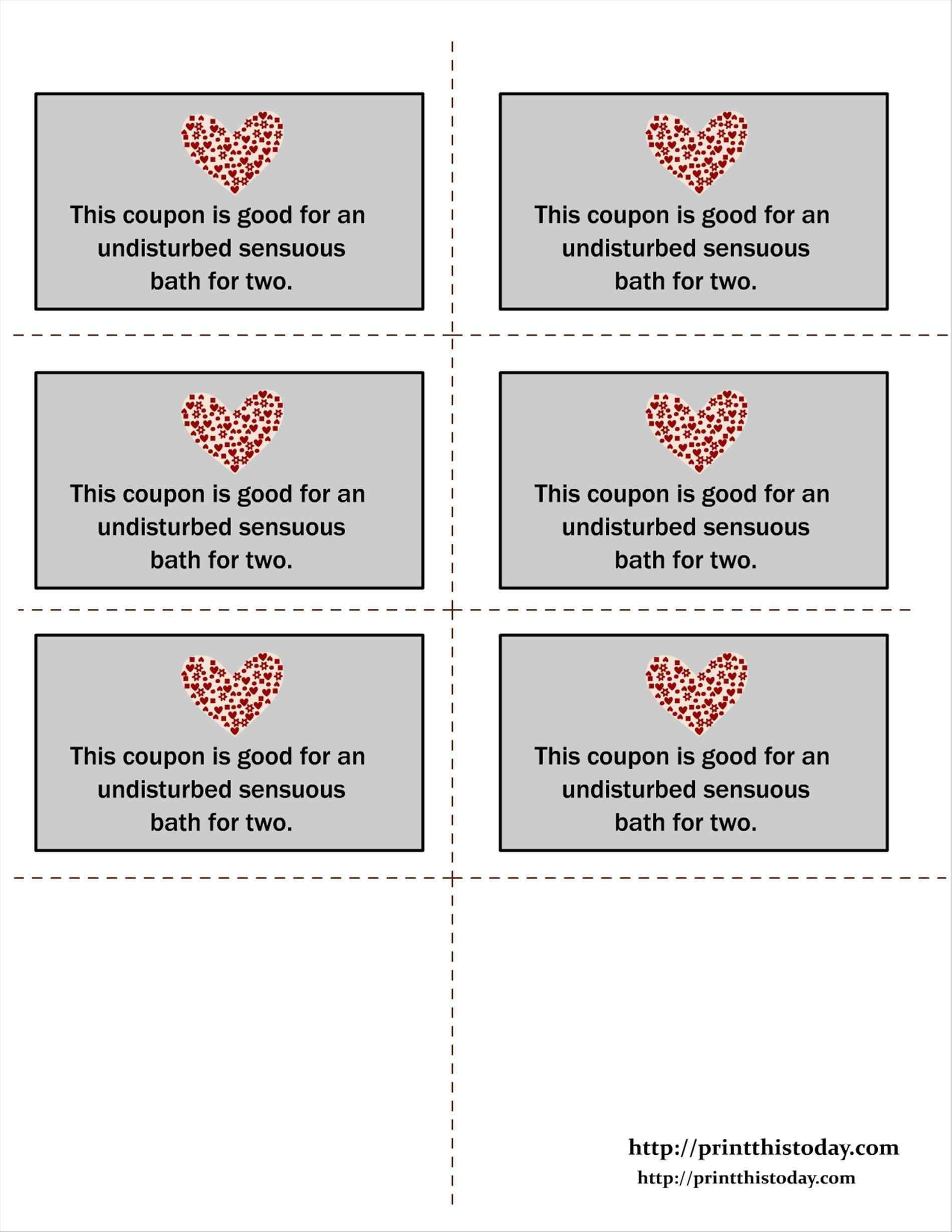Blank Printable Love Coupons For Him | Chart And Printable World - Free Printable Love Coupons For Wife