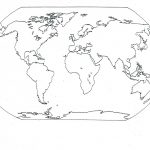 Blank Seven Continents Map | Mr.guerrieros Blog: Blank And Filled In   Free Printable Map Of Continents And Oceans