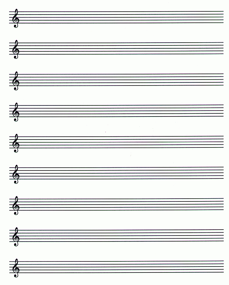 Blank Sheet Music Pdf | Free Blank Manuscript Paper To Download - Free Printable Music Sheets Pdf