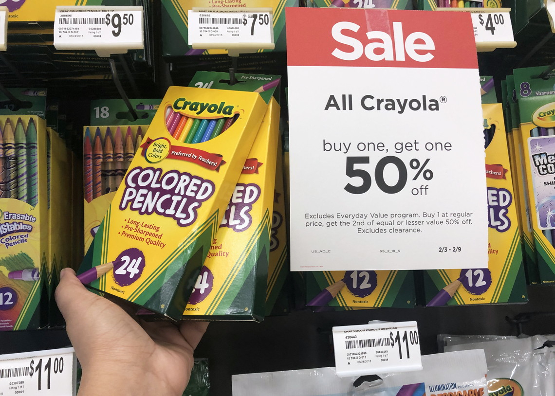 Bogo 50% Off Crayola At Michaels! - The Krazy Coupon Lady - Free Printable Crayola Coupons