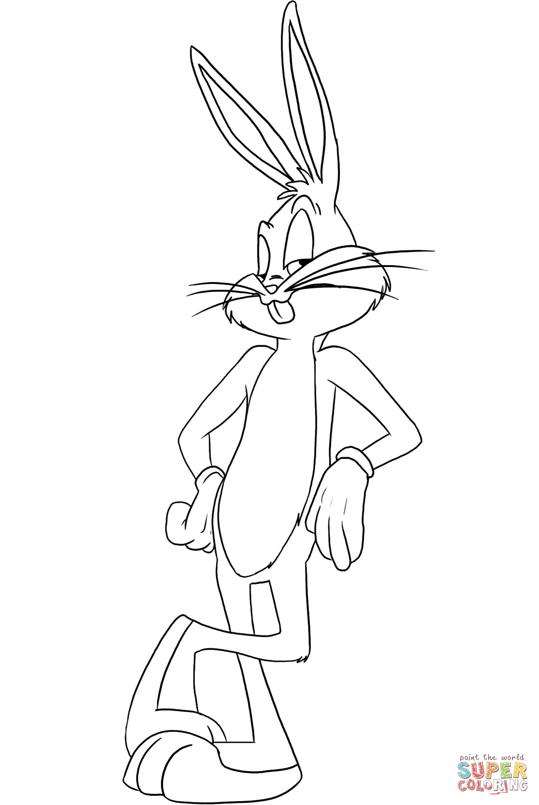 Bugs Bunny | My Art Work In 2019 | Pinterest | Bunny Coloring Pages - Free Printable Bugs Bunny Coloring Pages