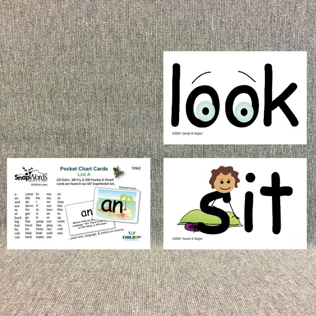 Cheap Sight Word Cards Printable Free, Find Sight Word Cards Inside - Free Printable Snapwords