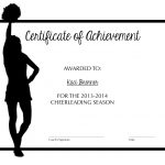 Cheerleading Certificate Of Achievement | Cheer | Pinterest | Cheer   Free Printable Cheerleading Certificates