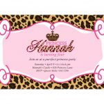 Cheetah Birthday Invitations Superb Cheetah Birthday Invitations   Free Printable Cheetah Birthday Invitations