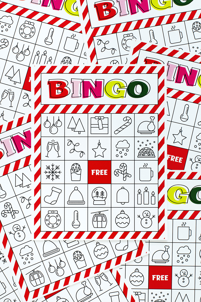 Christmas Bingo Printable For Large Groups &amp;amp; Small • A Subtle Revelry - Free Printable Bingo Cards For Large Groups