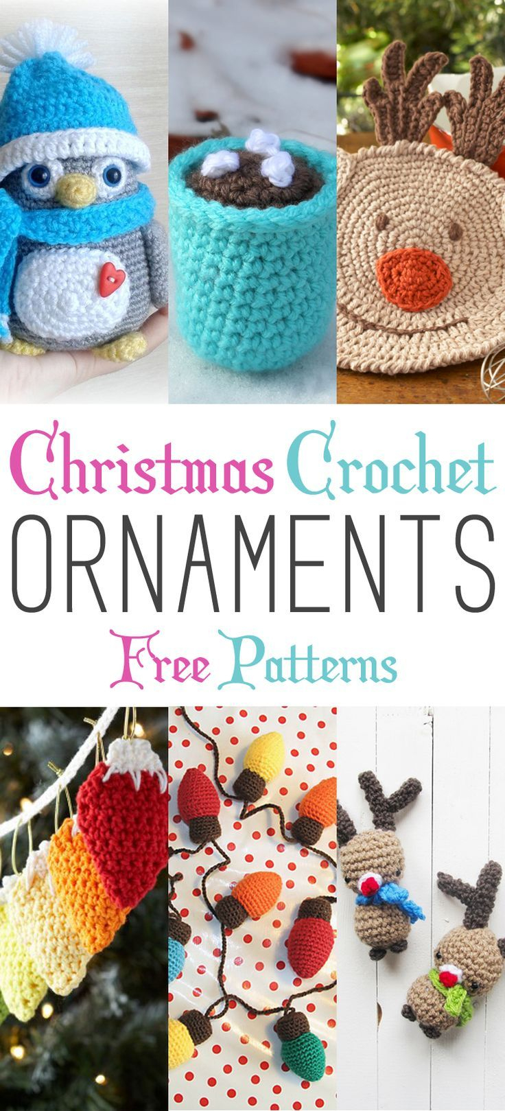 Christmas Crochet Ornaments With Free Patterns - Free Printable Christmas Crochet Patterns