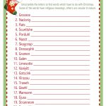 Christmas Word Scramble Full Page Version | Party Hard | Pinterest   Unscramble Word Games Printable Free