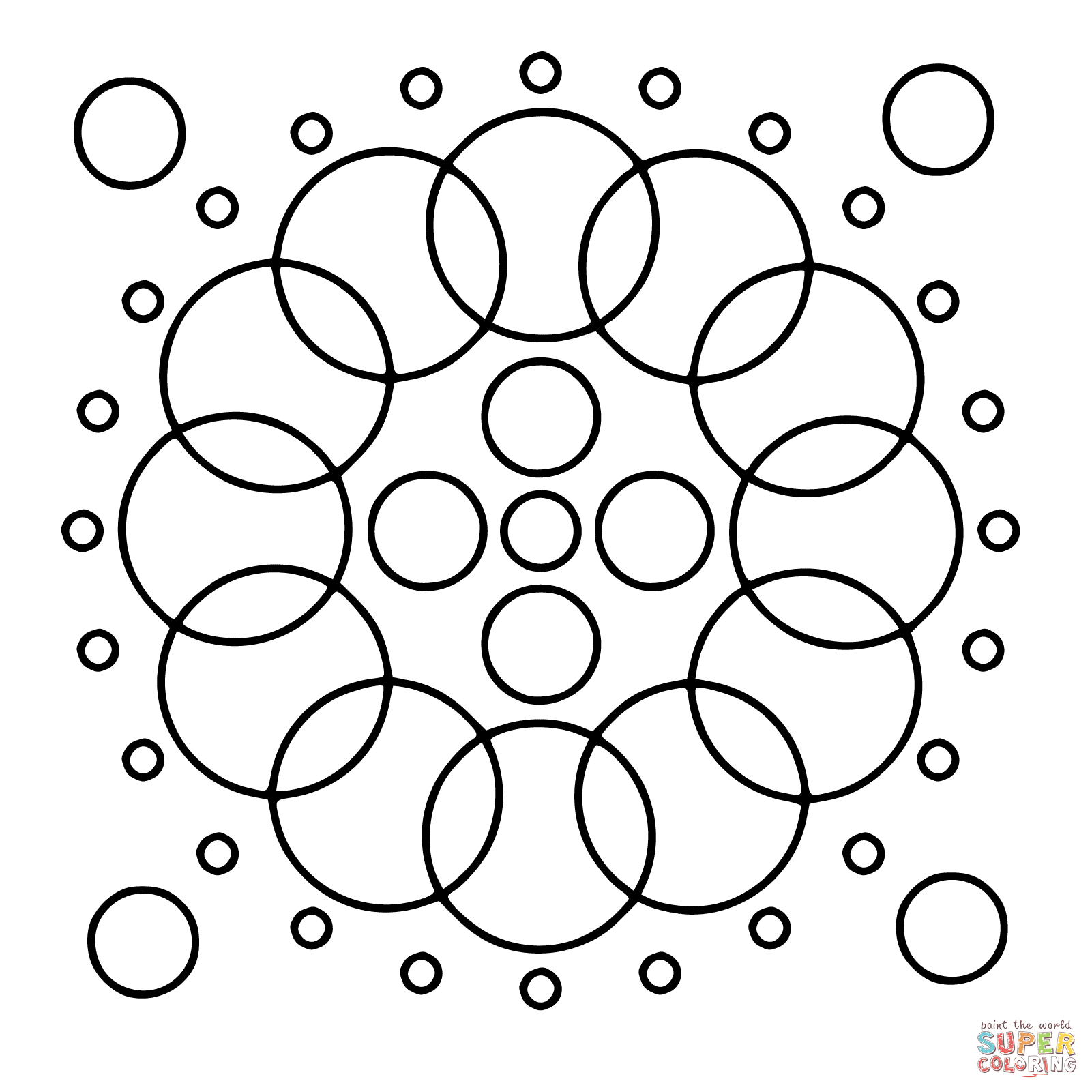 Circle Mandalas Coloring Pages | Free Coloring Pages - Free Printable Mandala Coloring Pages