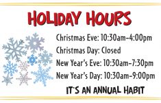 Free Printable Holiday Signs Closed