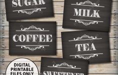 Free Printable Coffee Bar Signs