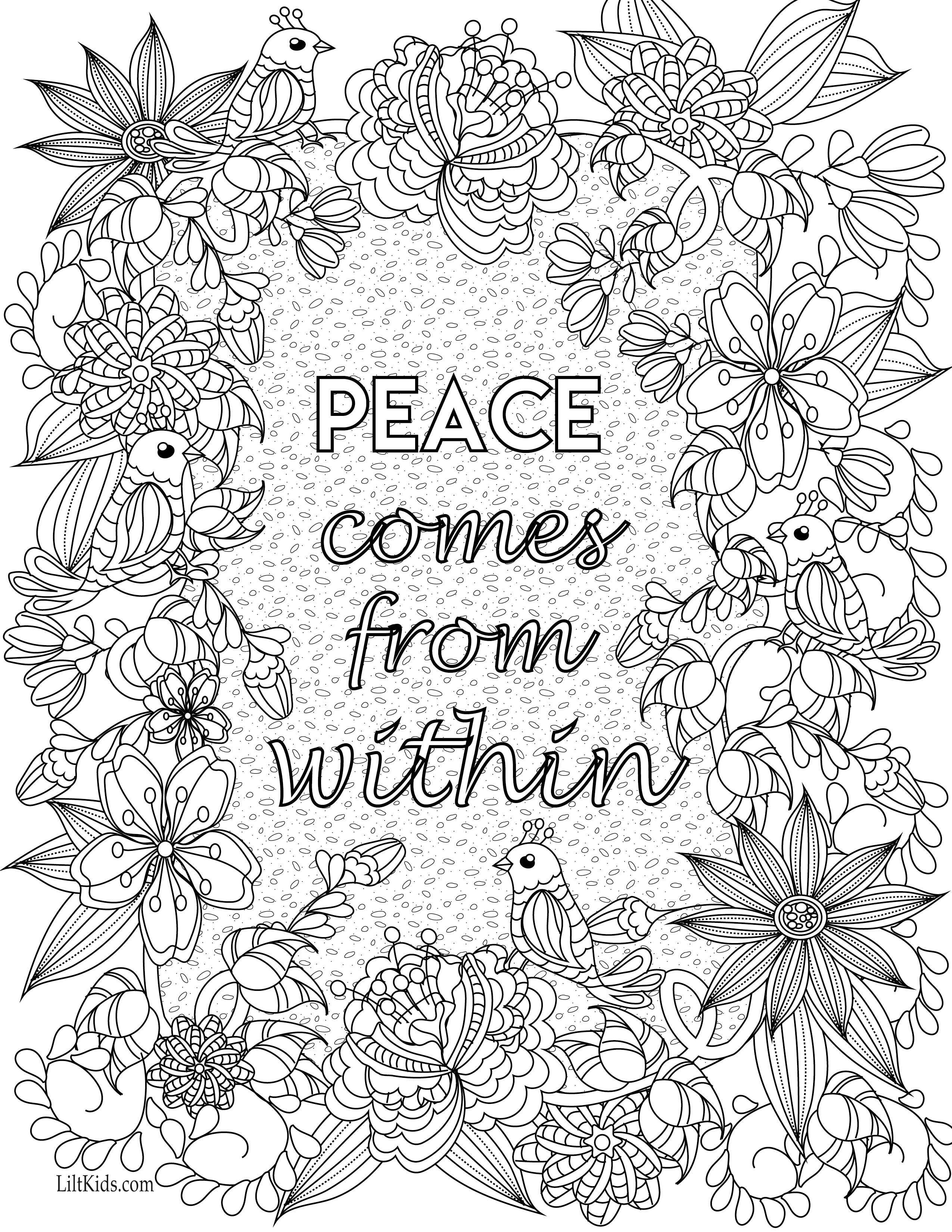 Coloring Pages : 41 Astonishing Free Printable Quotes Coloring Pages - Free Printable Inspirational Coloring Pages