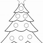 Coloring Pages Christmas Holly Best Free Printable Christmas Tree   Free Printable Christmas Tree Ornaments Coloring Pages