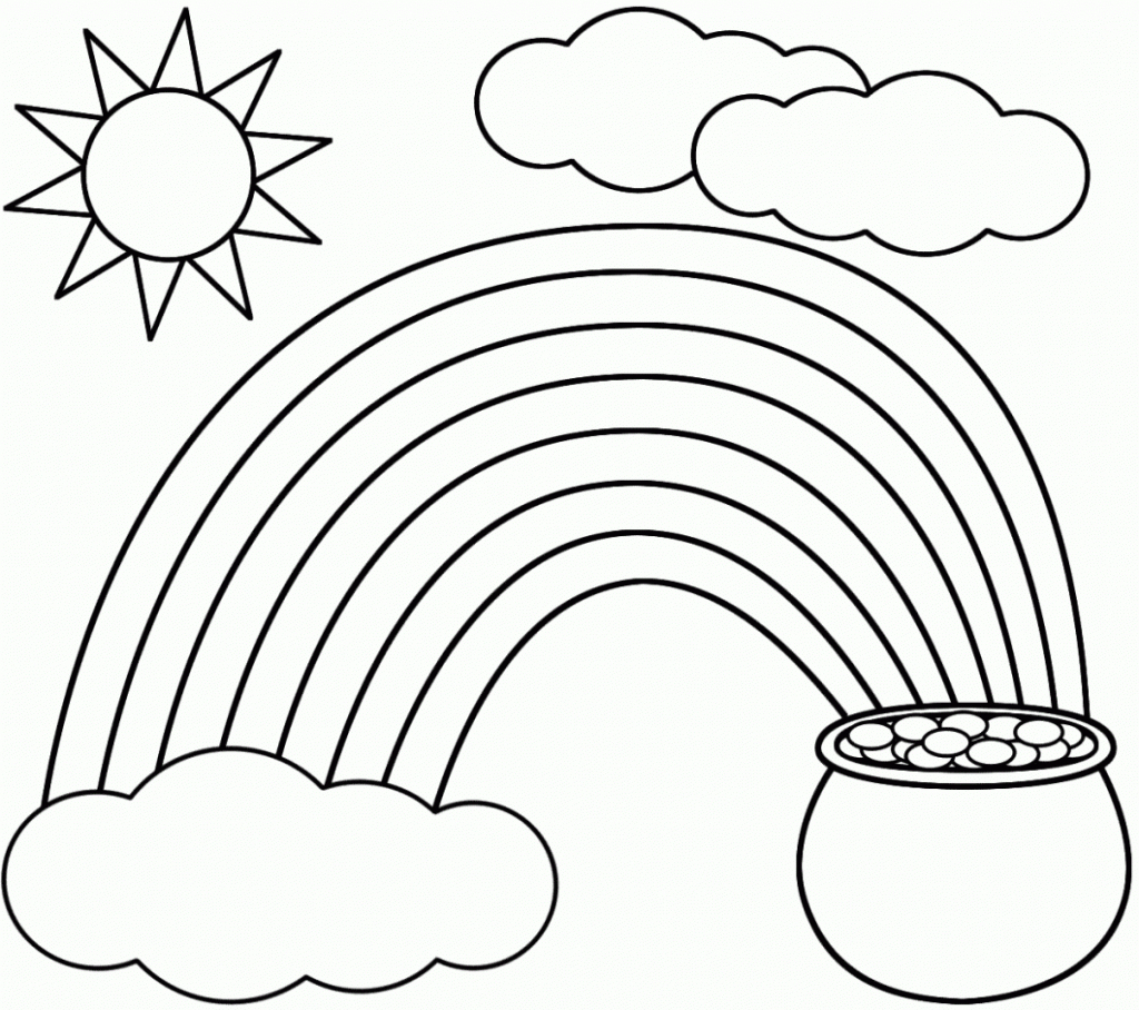 Coloring Pages ~ Coloring Pages Pot Of Gold Page Printable With Free - Free Printable Pot Of Gold Coloring Pages