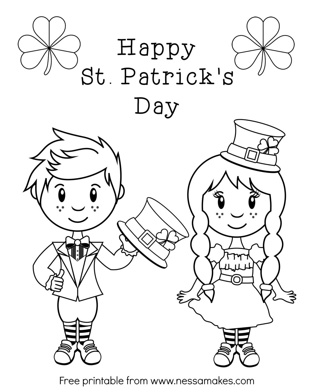 Coloring Pages ~ Coloring Pages Stks Sheets Free For Dayfree 45 - Free Printable Saint Patrick Coloring Pages