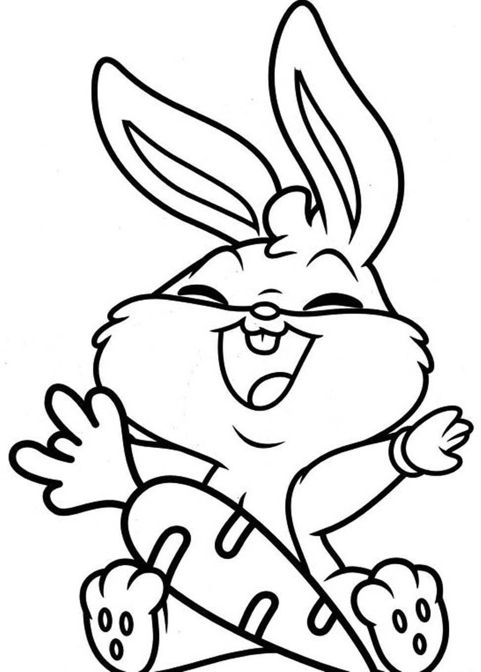 Coloring Pages : Coloring Pagesugsunnyook Looney Tunes Colouring - Free Printable Bugs Bunny Coloring Pages