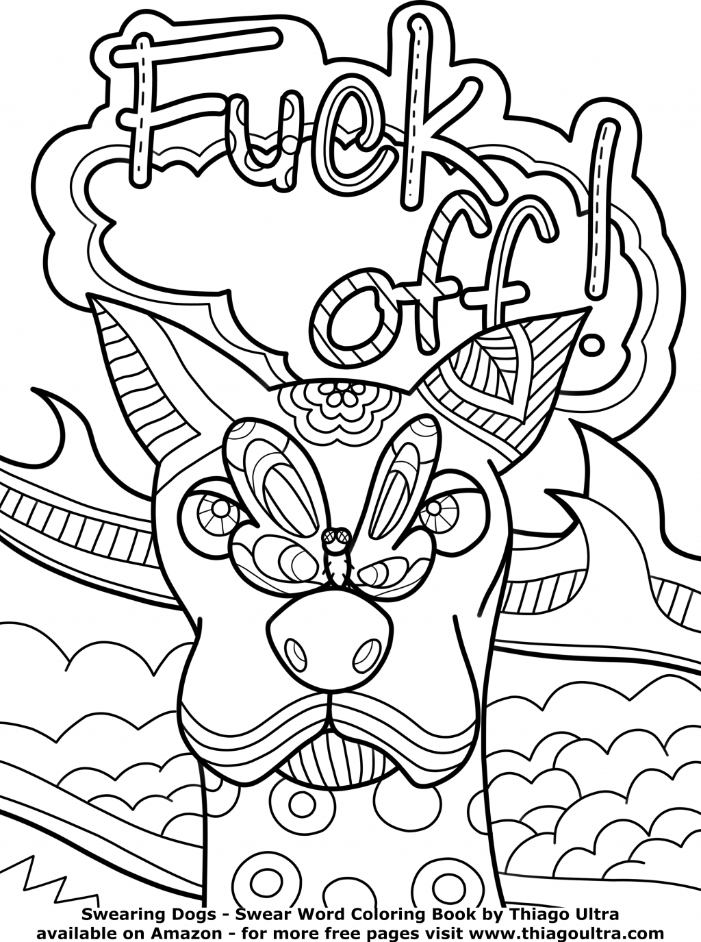 Coloring Pages Curse Words At Getdrawings | Free For Personal - Free Printable Coloring Pages For Adults Only Swear Words