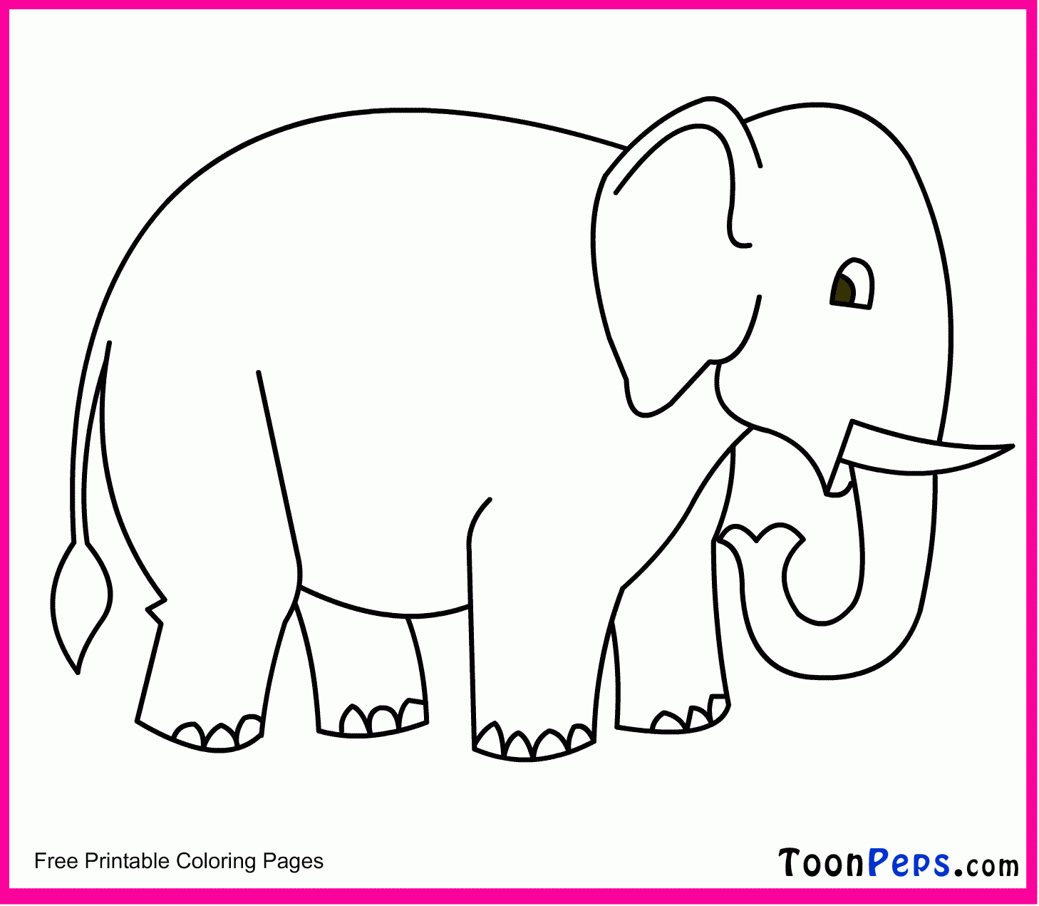 Coloring Pages : Elephant Coloring Book Pages Staggering Toonpeps - Free Printable Elephant Pictures