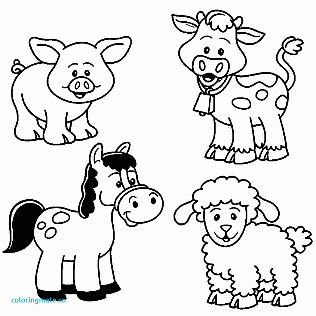 Coloring Pages ~ Free Printable Farm Animals Coloring Pagesby Animal - Free Printable Farm Animal Pictures