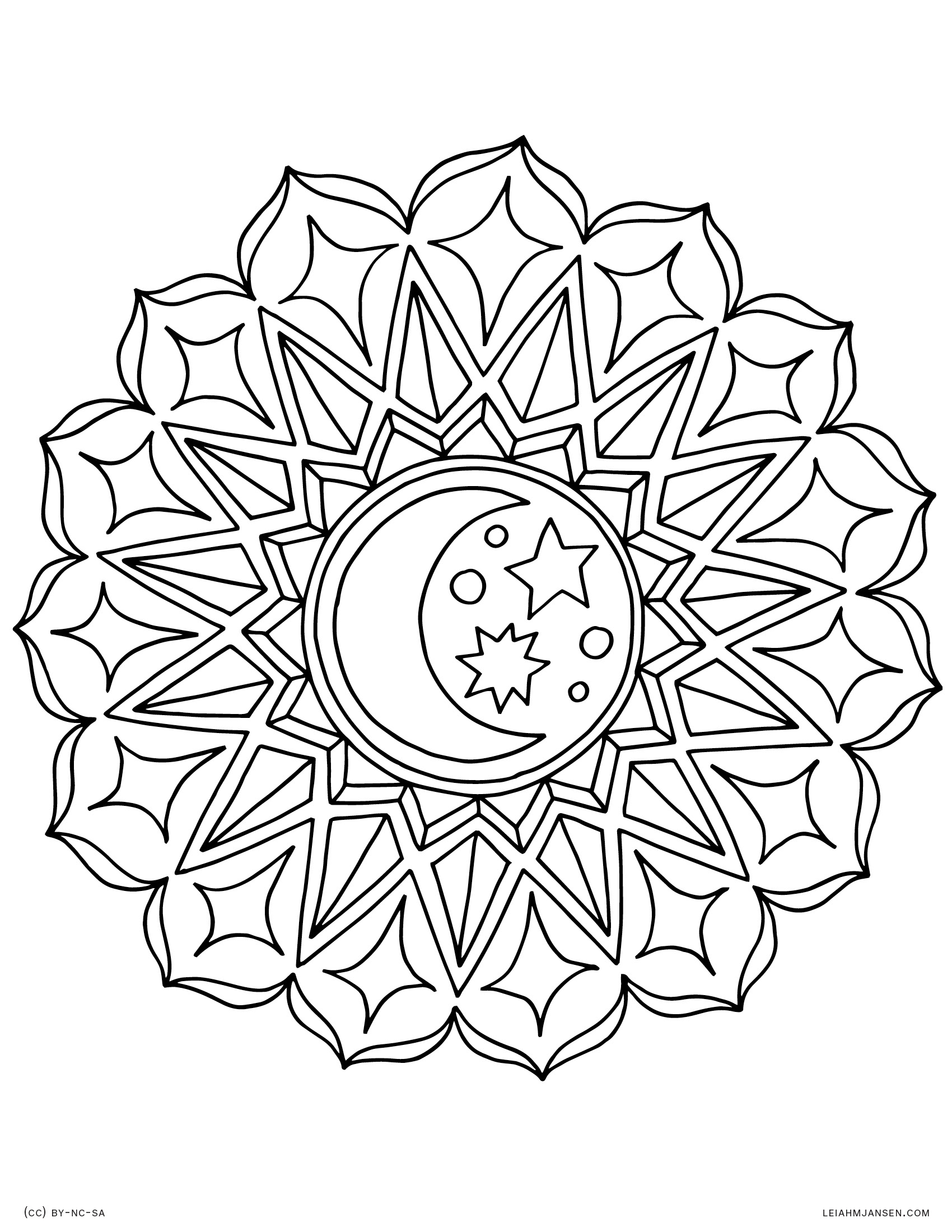 Coloring Pages - Free Printable Mandala Coloring Pages