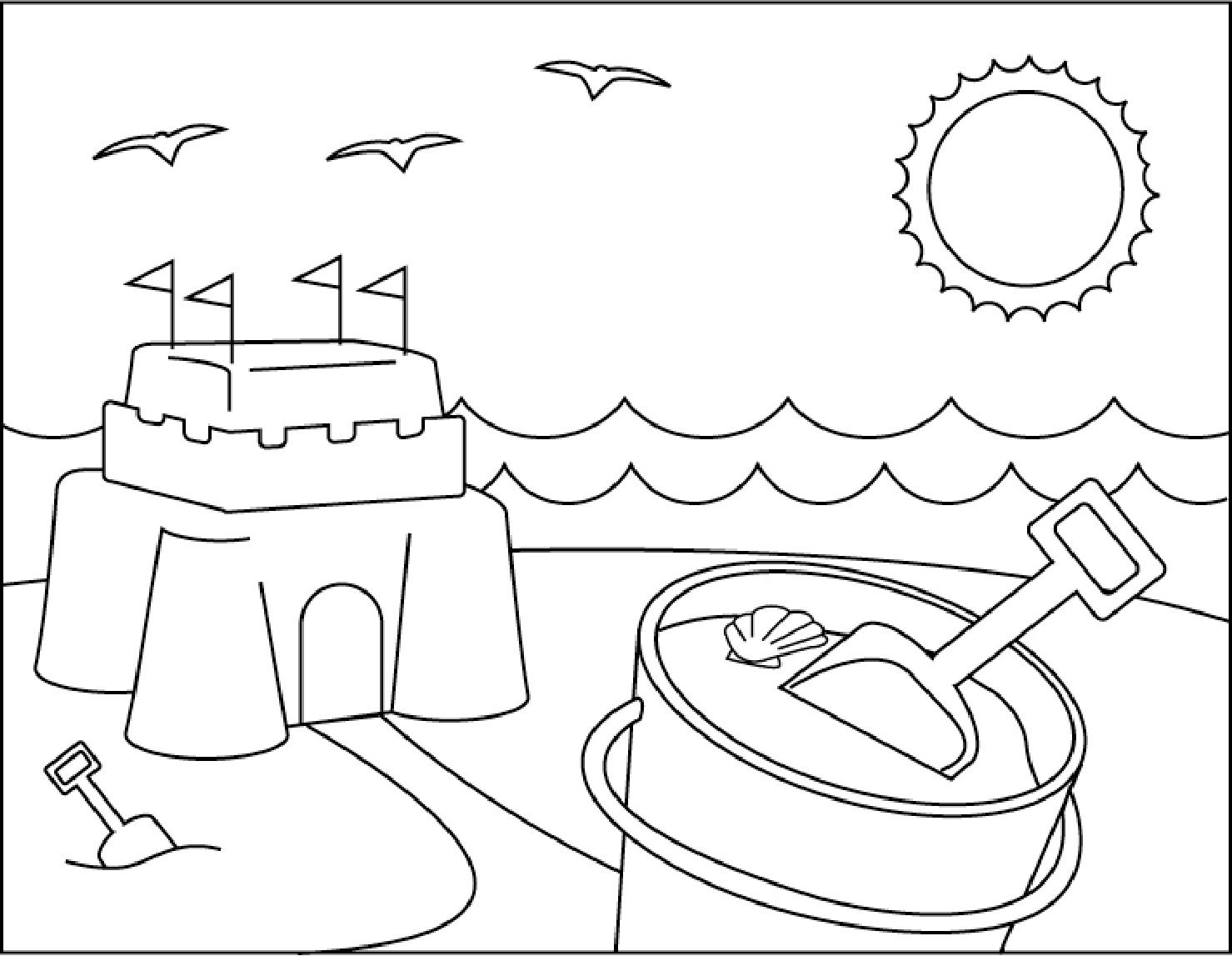 Coloring Pages : Free Printable Summer Coloringnumber Sheets - Free Printable Summer Coloring Pages