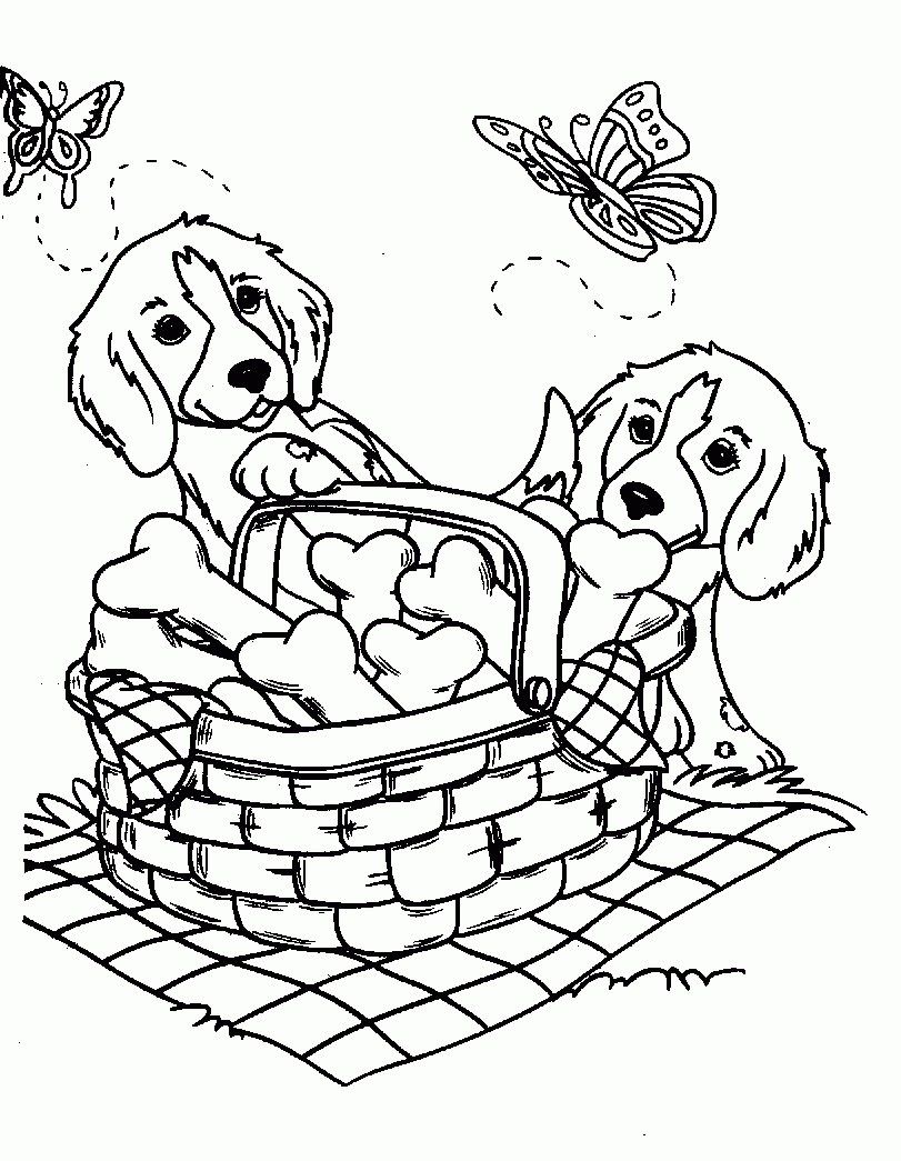 Coloring Pages Of Puppies Complete Dogs And Dog Ribsvigyapan Com - Colouring Pages Dogs Free Printable