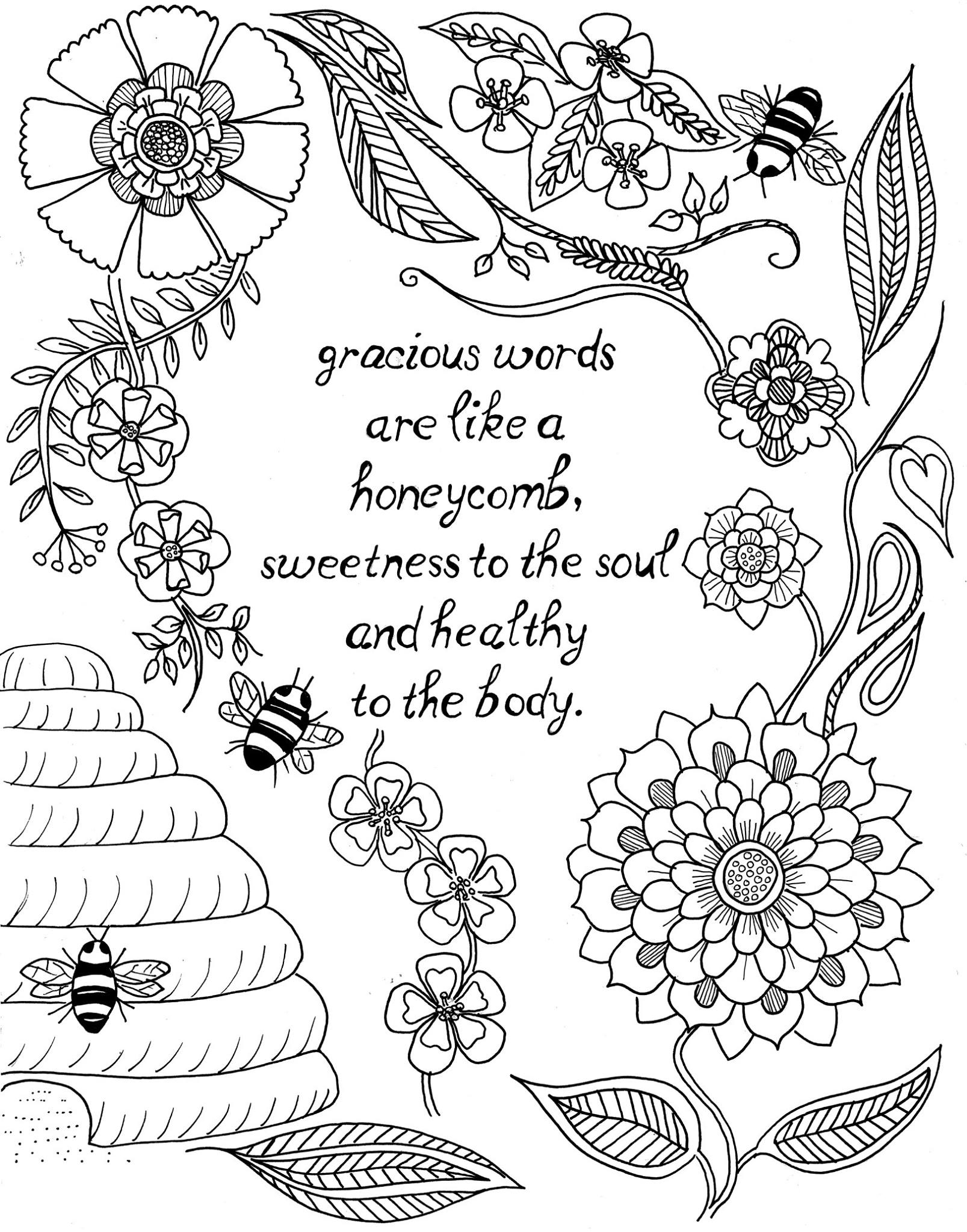 Coloring Pages ~ Positive Quotes Coloring Pages Printable - Free Printable Inspirational Coloring Pages