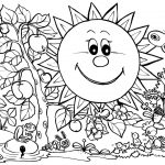Coloring Pages : Spring Coloring Pages For Preschoolers Free Kids   Spring Coloring Sheets Free Printable