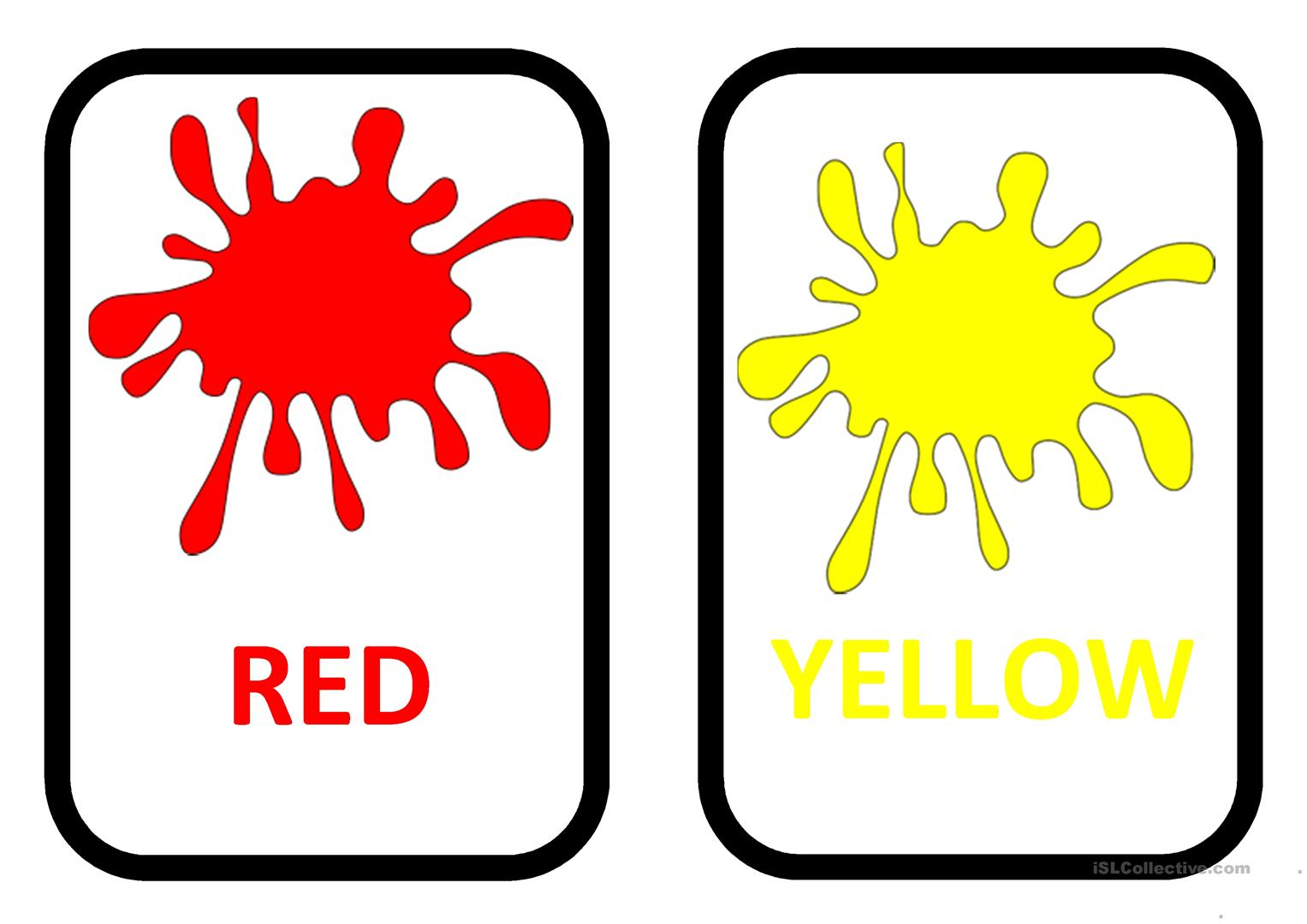 Free Printable Colour Flashcards Free Printable