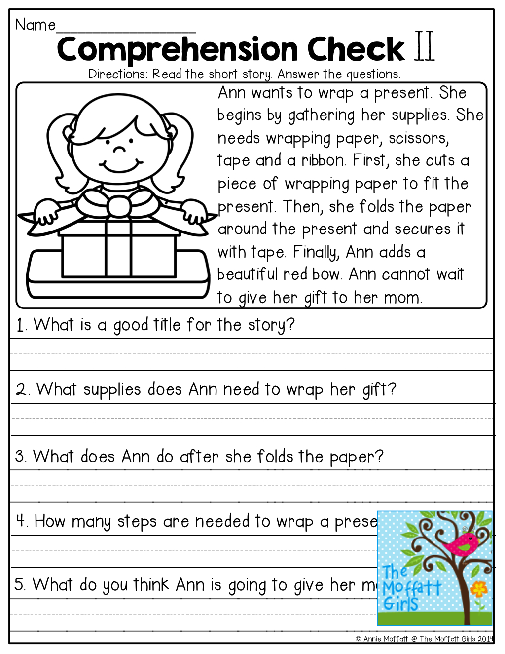 Short Stories With Worksheets 3641