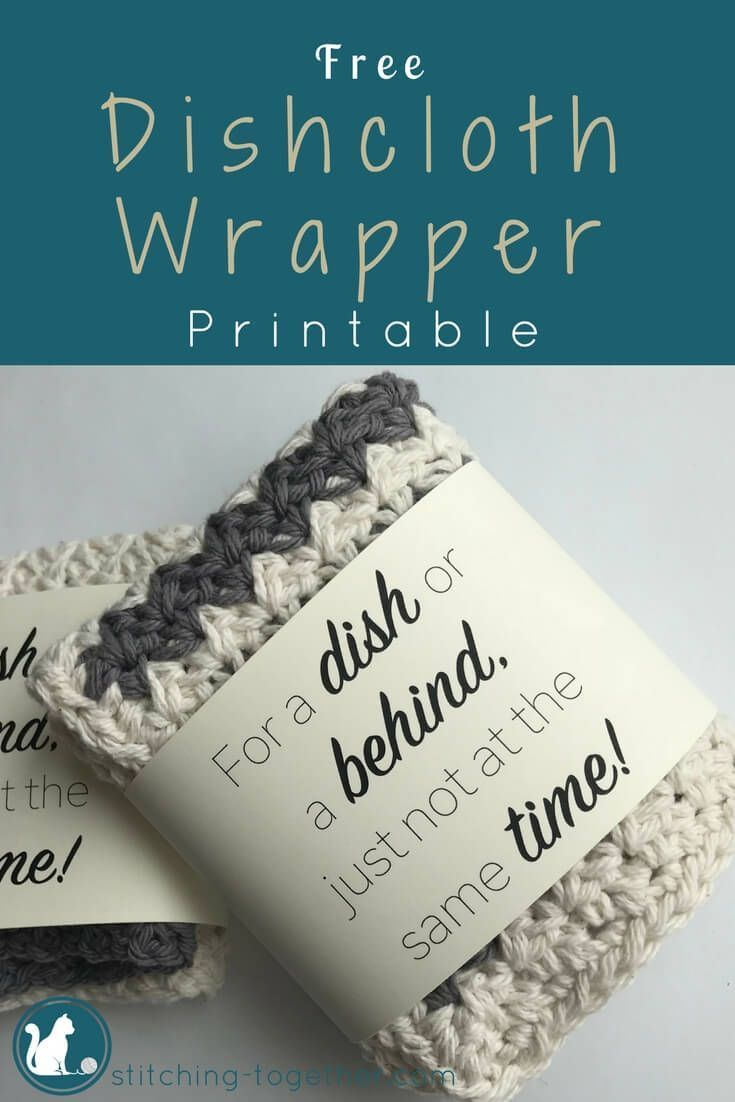 Country Crochet Dishcloth | All About Crochet! | Crochet, Knitting - Free Printable Dishcloth Wrappers