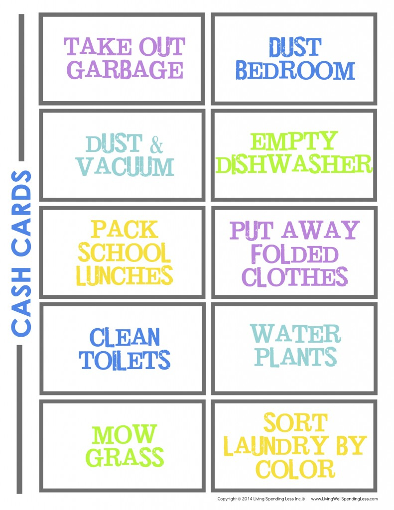 Create A Chore Chart That Works | Free Chore Charts For Kids - Free Printable Chore Chart Ideas