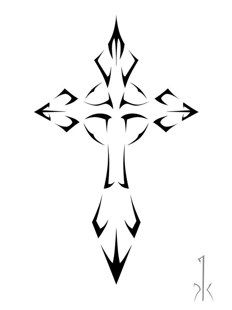 Cross Tattoo Designs For Women | Cross Tattoo Designs 13 Tribal 14 - Free Printable Cross Tattoo Designs