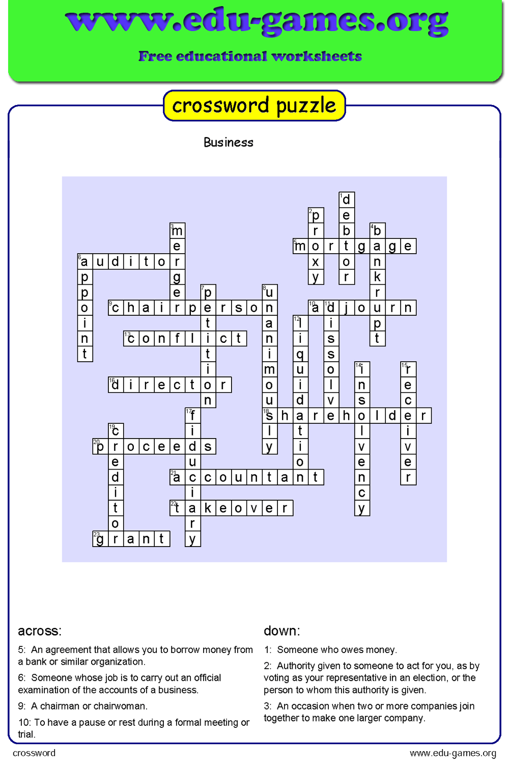 Crossword Maker - Free Printable Worksheets - Crossword Maker Free And Printable