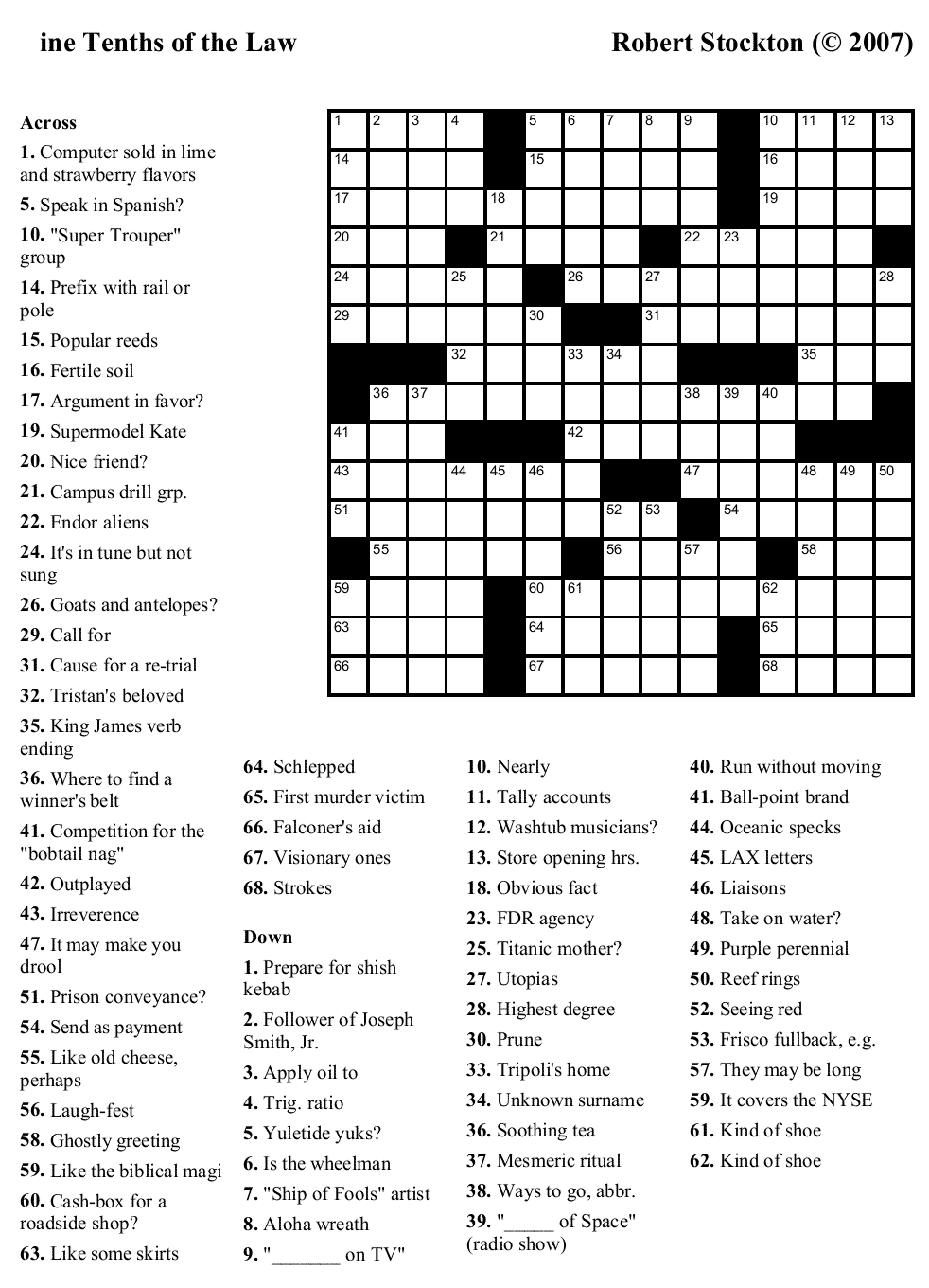 Crossword Puzzles Printable - Yahoo Image Search Results | Crossword - Free Daily Online Printable Crossword Puzzles