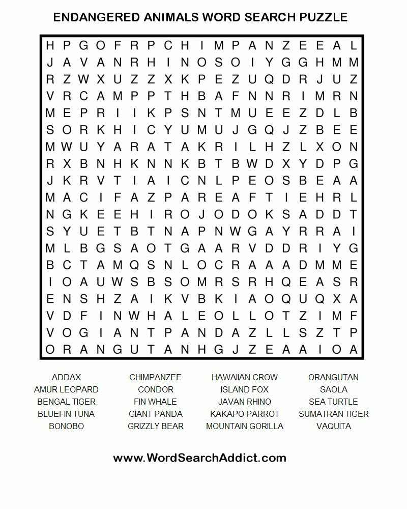 Crosswords Word Search Puzzle Maker Free Online Printable - Free Online Printable Word Search