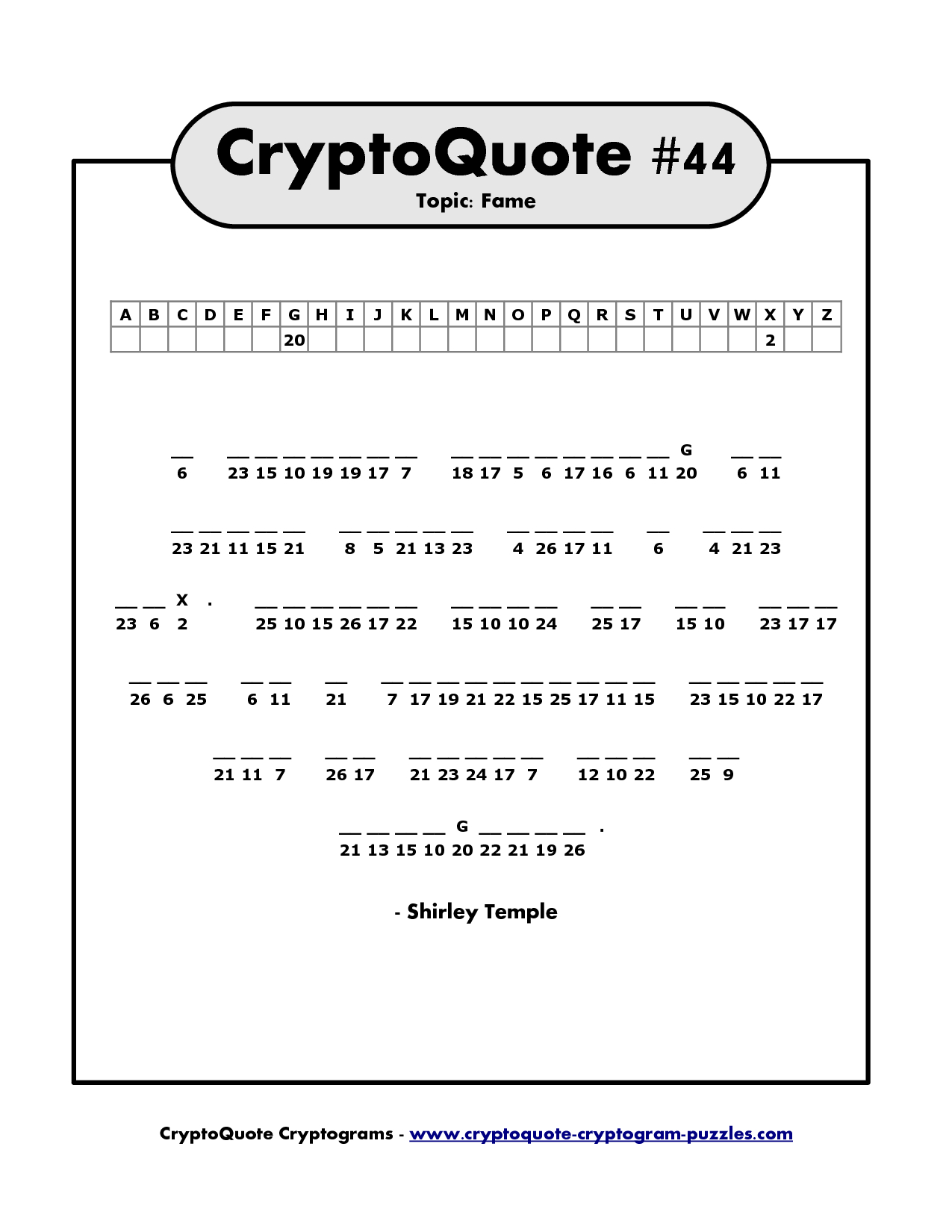 Free Printable Cryptoquote Puzzles Printable World Holiday