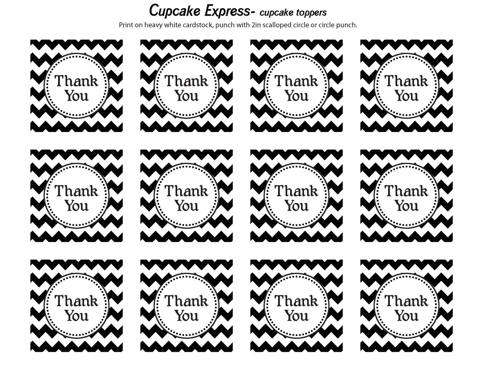 Cupcake Express: Happy Monday!! Free Thank You Tags | Dads 60Th - Free Printable Thank You Tags